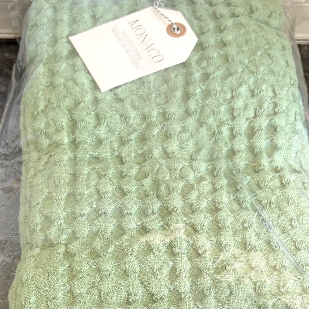 KAF home. Cotton waffle weave dish/ kitchen towels. Brand new in pkg. NWT